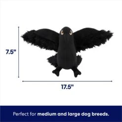 Frisco Halloween Crow Plush Squeaky Dog Toy -Pet Supplies Discount Store 344156 PT1. AC SS1800 V1689877960