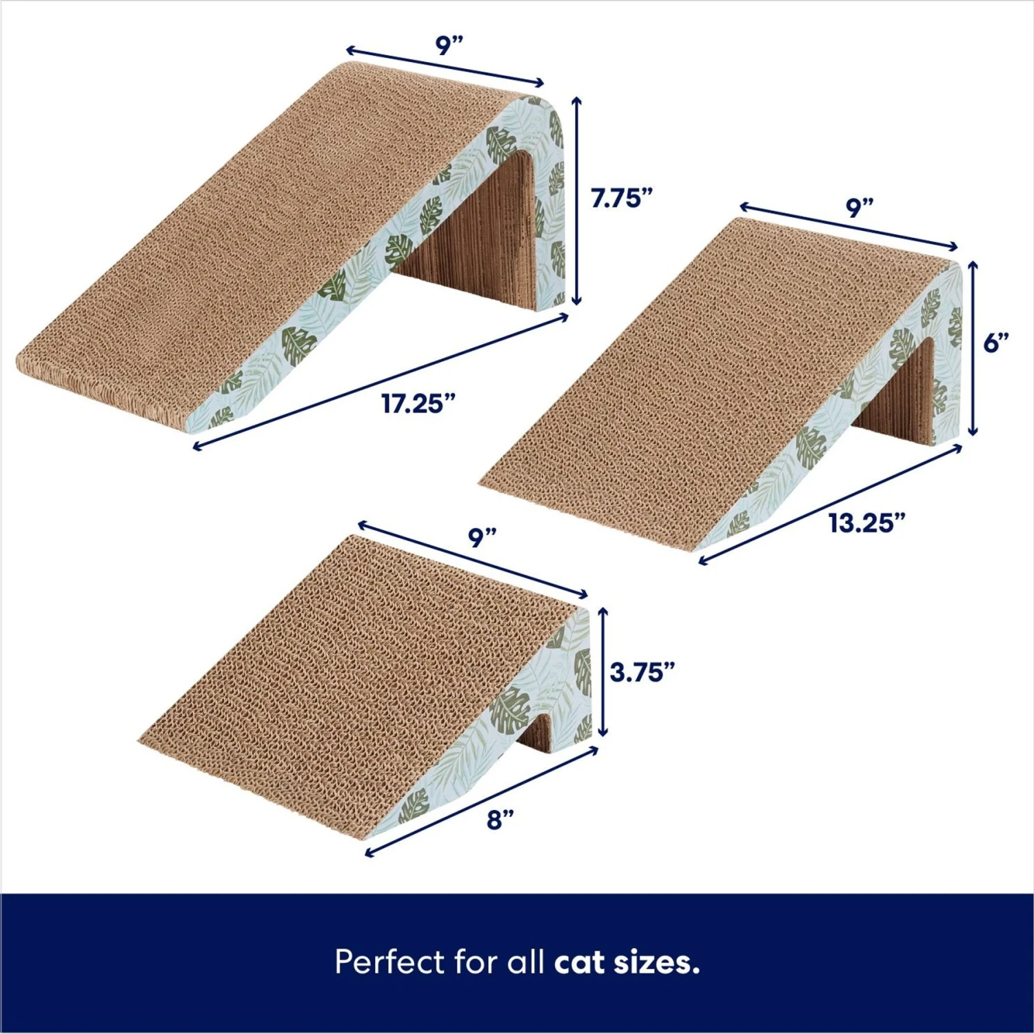 Frisco Nesting Cat Scratcher Toy With Catnip, Tropical Paradise 4 Frisco Nesting Cat Scratcher Toy With Catnip, Tropical Paradise - Image 2