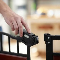 Frisco Wood Accents Extra Wide Auto-close Pet Gate, 30-in -Pet Supplies Discount Store 352631 PT4. AC SS1800 V1657747161