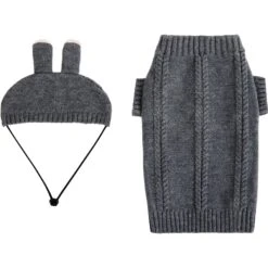 Frisco Bunny Hooded Dog & Cat Sweater -Pet Supplies Discount Store 353571 PT4. AC SS1800 V1659727099