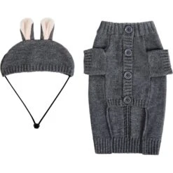 Frisco Bunny Hooded Dog & Cat Sweater -Pet Supplies Discount Store 353571 PT5. AC SS1800 V1659727074