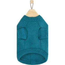 Frisco Teal Button Down Dog & Cat Sweater -Pet Supplies Discount Store 353580 PT5. AC SS1800 V1659727130