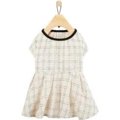 Frisco Tweed Weave Ruffle Skirt Dog & Cat Dress -Pet Supplies Discount Store 353649 PT4. AC SS1800 V1659726539