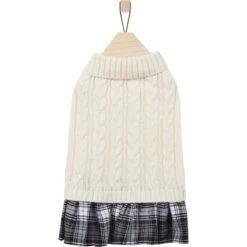 Frisco Plaid Dog & Cat Sweater Dress -Pet Supplies Discount Store 353673 PT4. AC SS1800 V1659726618