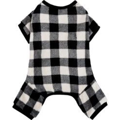 Frisco Plaid Dog & Cat Fleece Pajamas -Pet Supplies Discount Store 353755 PT4. AC SS1800 V1659725808