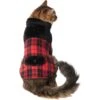 Frisco Mediumweight Plaid Faux Fur Dog & Cat Jacket -Pet Supplies Discount Store 353847 MAIN. AC SS1800 V1661262255
