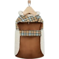 Frisco Lightweight Plaid Pocket Dog & Cat Coat -Pet Supplies Discount Store 353940 PT5. AC SS1800 V1659726052
