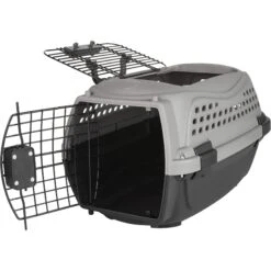 Frisco Two Door Plastic Dog & Cat Kennel -Pet Supplies Discount Store 354392 PT4. AC SS1800 V1657657124
