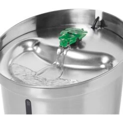 Frisco Stainless Steel Cactus & Leaf Dog & Cat Fountain -Pet Supplies Discount Store 355814 PT2. AC SS1800 V1665174837