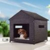 Frisco Outdoor Wicker Dog House & Bed -Pet Supplies Discount Store 356073 MAIN. AC SS1800 V1652882001