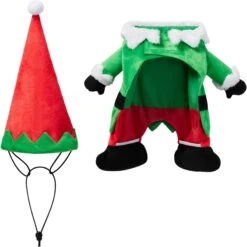 Frisco Front Walking Elf Dog & Cat Costume -Pet Supplies Discount Store 357956 PT6. AC SS1800 V1660765543