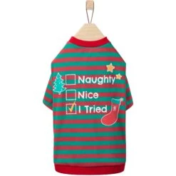 Frisco Naughty, Nice, I Tried Dog & Cat T-Shirt -Pet Supplies Discount Store 358301 PT4. AC SS1800 V1660758716