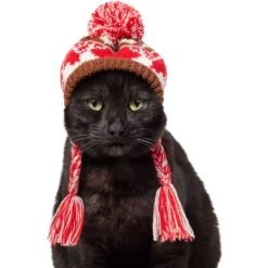 Frisco Reindeer Fair Isle Dog & Cat Pom Hat -Pet Supplies Discount Store 358309 PT2. AC SS1800 V1660764825
