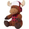 Frisco Holiday Cozy Moose Plush Squeaky Dog Toy