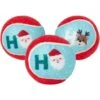 Frisco Holiday Ho Ho Ho Fetch Squeaky Tennis Ball Dog Toy -Pet Supplies Discount Store 360952 MAIN. AC SS1800 V1694812786