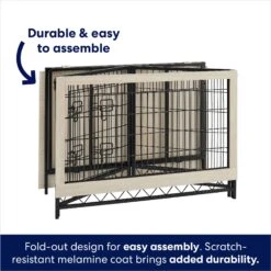 Frisco Easy Set-Up Wood Furniture Style Dog Crates -Pet Supplies Discount Store 363840 PT3. AC SS1800 V1685459481