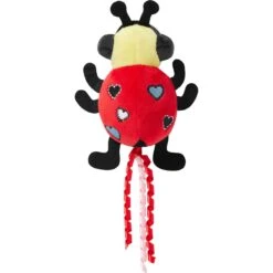 Frisco Valentine Jammin' Ladybug Plush Cat Toy With Catnip -Pet Supplies Discount Store 371081 PT2. AC SS1800 V1666277317
