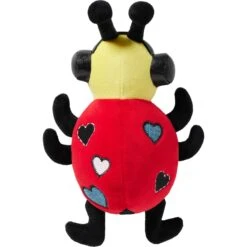 Frisco Valentine Jammin' Ladybug Plush Squeaky Dog Toy -Pet Supplies Discount Store 371083 PT2. AC SS1800 V1666277317
