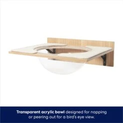 Frisco Acrylic Bowl Wall Mounted Cat Wall Shelf -Pet Supplies Discount Store 373439 PT4. AC SS1800 V1675457669