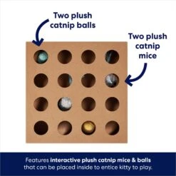 Frisco Interactive Wooden Cat Toy Box With Catnip 9 Frisco Interactive Wooden Cat Toy Box With Catnip -Pet Supplies Discount Store 506178 PT2. AC SS1800 V1671568357