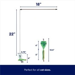 Frisco Leaf & Dragonfly Interchangeable Teaser Wand Cat Toy With Catnip 7 Frisco Leaf & Dragonfly Interchangeable Teaser Wand Cat Toy With Catnip -Pet Supplies Discount Store 525982 PT1. AC SS1800 V1669411110