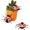 Frisco Spring Potted Plant And Ladybugs Interactive Plush Cat Toy With Catnip -Pet Supplies Discount Store 541542 MAIN. AC SS1800 V1670608497