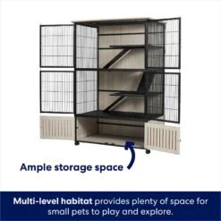Frisco Penthouse Two-Story Small Pet Cage -Pet Supplies Discount Store 555350 PT2. AC SS1800 V1687792302