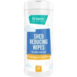 FURminator Long Hair Dog Deshedding Tool & Frisco Shed Reducing Waterless Grooming Wipes For Dogs & Cats, 50 Count -Pet Supplies Discount Store 575134 PT5. AC SS1800 V1657660396