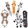 Frisco Forest Friends Stuffing-Free Skinny Plush Squeaky Dog Toy + 3 Items -Pet Supplies Discount Store 582478 MAIN. AC SS1800 V1658237020