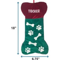Frisco Personalized Bone Shaped Holiday Dog Stocking 10 Frisco Personalized Bone Shaped Holiday Dog Stocking -Pet Supplies Discount Store 582558 PT3. AC SS1800 V1663019425