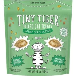 Tiny Tiger Catnip Craze Flavor Filled Cat Treats + 4 Items 14 Tiny Tiger Catnip Craze Flavor Filled Cat Treats + 4 Items -Pet Supplies Discount Store 631022 PT3. AC SS1800 V1662734806