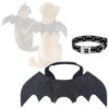 Frisco Bat Wings Dog & Cat Costume & Buckle-Down Batman Shield Polyester Dog Collar -Pet Supplies Discount Store 638566 MAIN. AC SS1800 V1663249111