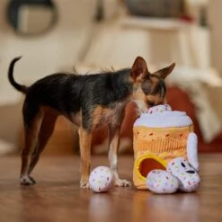 Frisco Halloween Fall Latte Hide & Seek Puzzle Plush Squeaky Dog Toy -Pet Supplies Discount Store 668326 PT3. AC SS1800 V1689350590