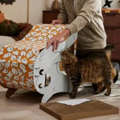 Frisco Halloween Cutie Ghost Cardboard Cat House With Catnip 11 Frisco Halloween Cutie Ghost Cardboard Cat House With Catnip -Pet Supplies Discount Store 668358 PT3. AC SS1800 V1689343955