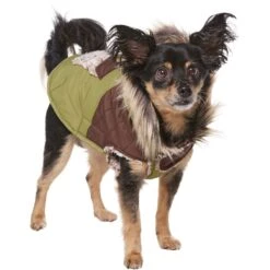Frisco Heavy Weight 2-Tone Sherpa Lined Hybrid Quilted Dog & Cat Parka -Pet Supplies Discount Store 718038 PT2. AC SS1800 V1703184683