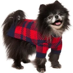 Frisco Fleece Lined Buffalo Plaid Mock Neck Dog & Cat Sweater -Pet Supplies Discount Store 718470 PT2. AC SS1800 V1703184630