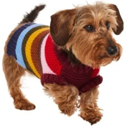 Frisco Chunky Knit Multi-Stripe Dog & Cat Sweater 12 Frisco Chunky Knit Multi-Stripe Dog & Cat Sweater -Pet Supplies Discount Store 718662 PT2. AC SS1800 V1703184683
