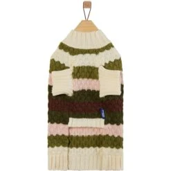 Frisco Bubble Knit Multi Striped Mock Neck Dog & Cat Sweater -Pet Supplies Discount Store 718854 PT4. AC SS1800 V1693234898