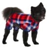 Frisco Cozy Plush Fleece Dog & Cat PJs, Plaid -Pet Supplies Discount Store 719102 MAIN. AC SS1800 V1692971268
