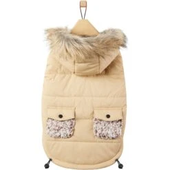 Frisco Heavy Weight Matte Quilted Dog & Cat Parka With Cozy Fleece Lining -Pet Supplies Discount Store 719654 PT3. AC SS1800 V1692978908