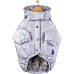Frisco Heavy Weight Iridescent Quilted Dog & Cat Hooded Puffer Coat -Pet Supplies Discount Store 720038 PT4. AC SS1800 V1692978554