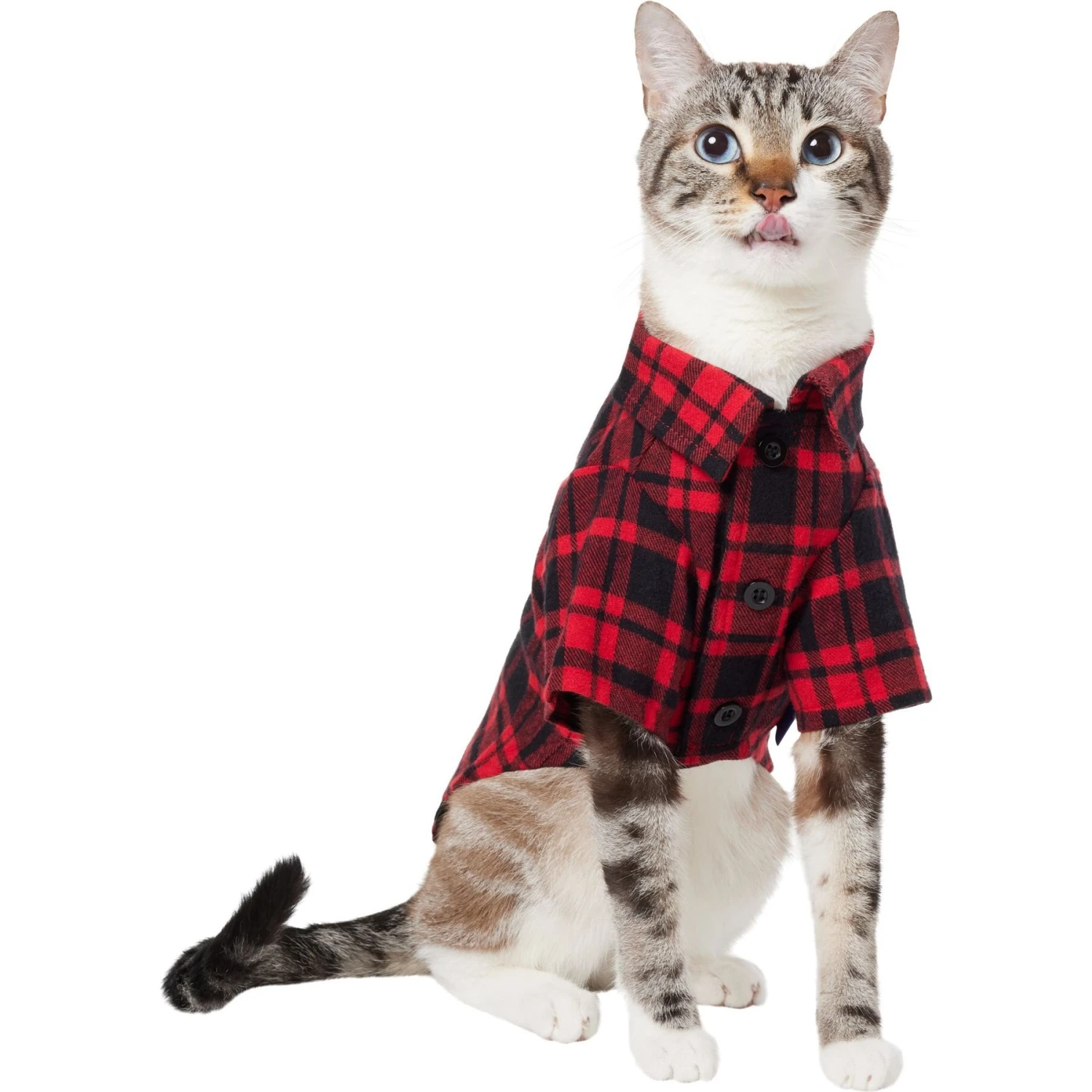 Frisco Red Tartan Plaid Dog & Cat Flannel Shirt 3 Frisco Red Tartan Plaid Dog & Cat Flannel Shirt