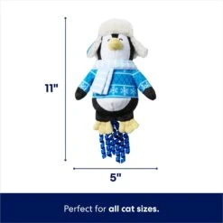 Frisco Holiday Penguin Plush Kicker Cat Toy With Catnip 7 Frisco Holiday Penguin Plush Kicker Cat Toy With Catnip -Pet Supplies Discount Store 740086 PT1. AC SS1800 V1695047779