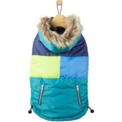 Frisco Heavy Weight Urban City Colorblock Dog & Cat Parka With Sherpa Lining -Pet Supplies Discount Store 742262 PT3. AC SS1800 V1693234040