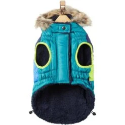 Frisco Heavy Weight Urban City Colorblock Dog & Cat Parka With Sherpa Lining -Pet Supplies Discount Store 742262 PT4. AC SS1800 V1693234040