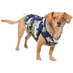 Frisco Medium Weight Urban City Camo Printed Dog & Cat Hooded Coat -Pet Supplies Discount Store 742358 PT2. AC SS1800 V1703194380