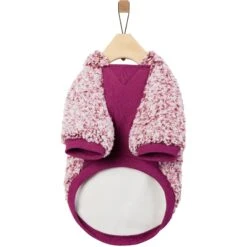 Frisco Textured Wubby 2-Tone Fleece Dog & Cat Hoodie -Pet Supplies Discount Store 742406 PT4. AC SS1800 V1693234032