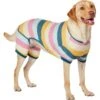 Frisco Cozy Waffle Knit Dog & Cat PJs, Stripe -Pet Supplies Discount Store 744246 MAIN. AC SS1800 V1692971092