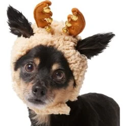 Frisco Sherpa Reindeer Dog & Cat Hat With Bells 11 Frisco Sherpa Reindeer Dog & Cat Hat With Bells -Pet Supplies Discount Store 745646 PT2. AC SS1800 V1694800749