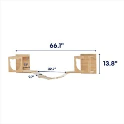 Frisco Cushioned Wall Mounted Cat Wall Shelf & Frisco Cat Silhouette With Bridge Wall Mounted Cat Wall Shelves -Pet Supplies Discount Store 785550 PT7. AC SS1800 V1677600275